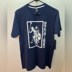 NWT U.S. Polo Assn. Graphic T-Shirt - Navy Blue - Size S